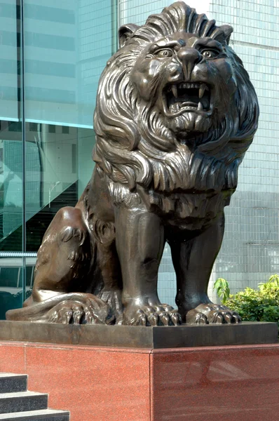 Guarding lion — Stock Photo, Image