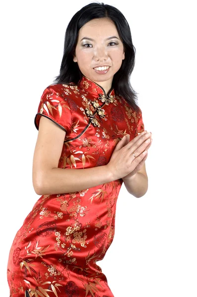 Typ kinesisk flicka — Stockfoto