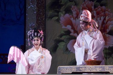 Çin opera - evli çift
