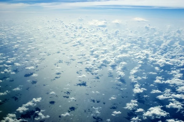 Skyscape sobre o Oceano Índico — Fotografia de Stock