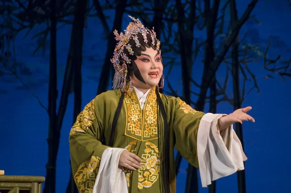女優の肖像画を歌う - 中国語のオペラ — ストック写真