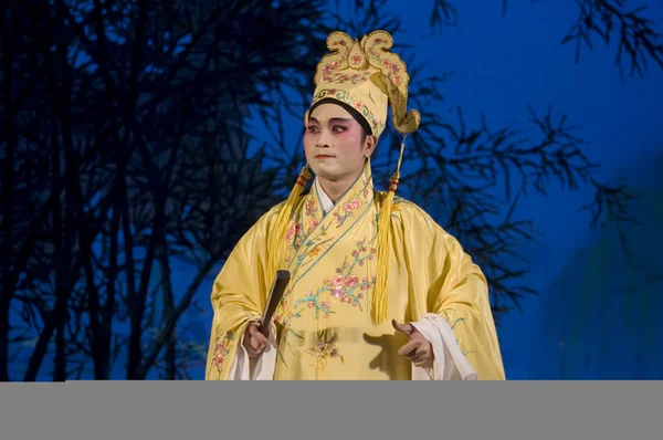 중국 오페라-나쁜 캐릭터 초상화 — 스톡 사진