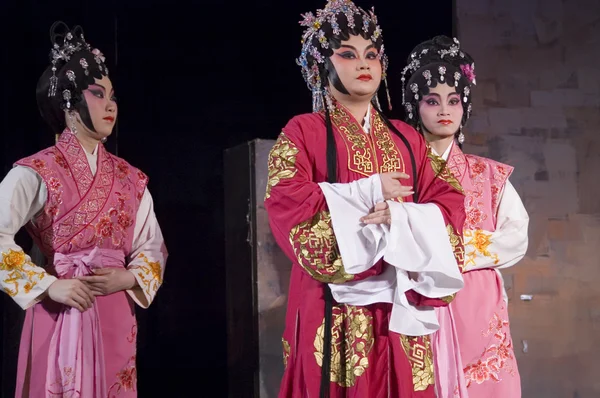中国オペラ - 女王そして彼女の使用人 — ストック写真