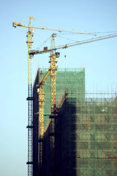 Edifícios em construção — Fotografia de Stock