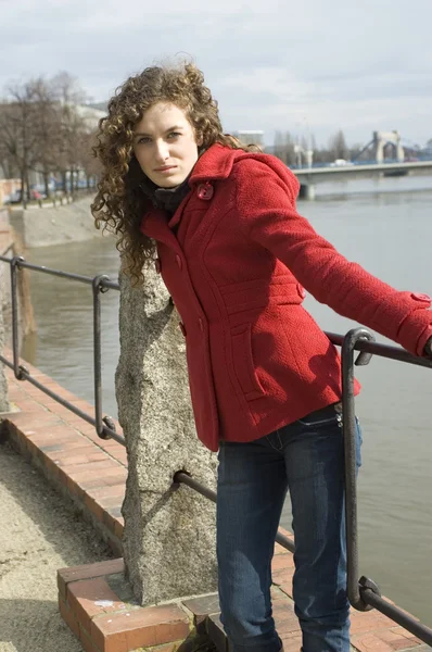 Teenage girl in Poland — Stock Photo, Image