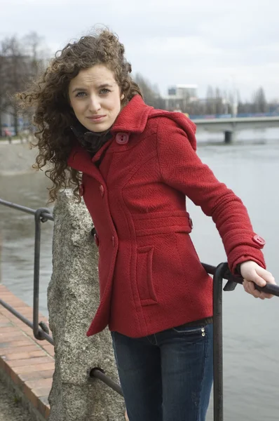 Teenage girl in Poland — Stock Photo, Image