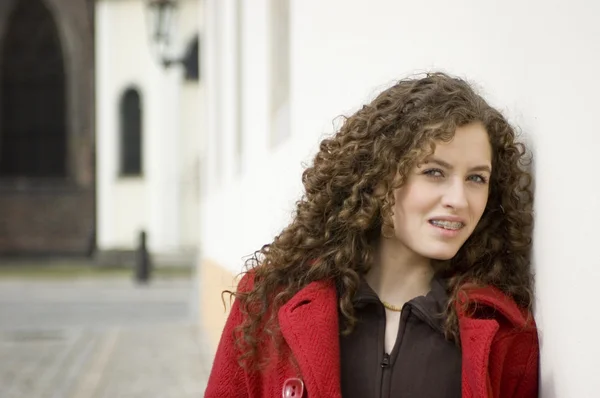 Teenage girl in Poland — Stock Photo, Image