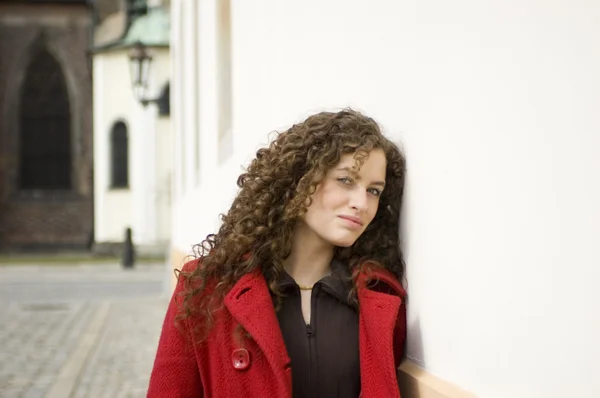 Teenage girl in Poland — Stock Photo, Image