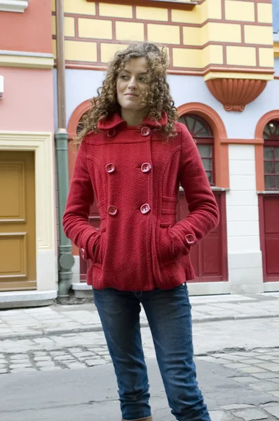 Teenage girl in Poland — Stock Photo, Image