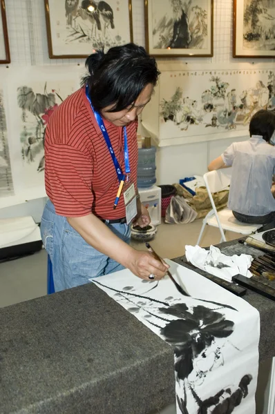 China Culture Exhibiton - pinturas chinas — Foto de Stock