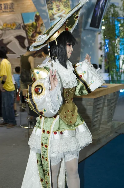Kina kultur fair - anime karaktär kostym — Stockfoto
