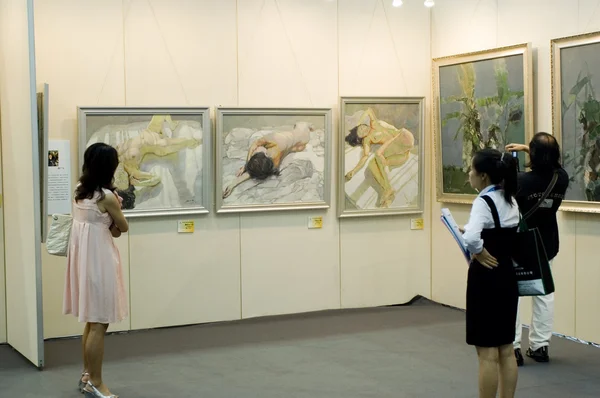 Chinese Culture Fair - art gallery — Stock Photo, Image