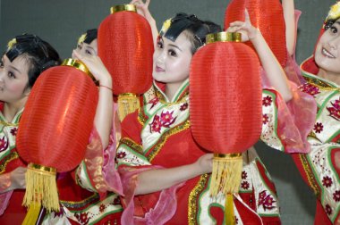 Çin kültürü - shanxi gelen dansçılar