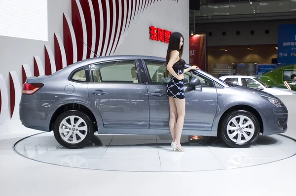 China Car Show 2009 - beautiful model — Stock Photo, Image