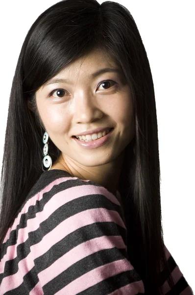 Smiling Chinese girl - portrait — Stock Photo, Image