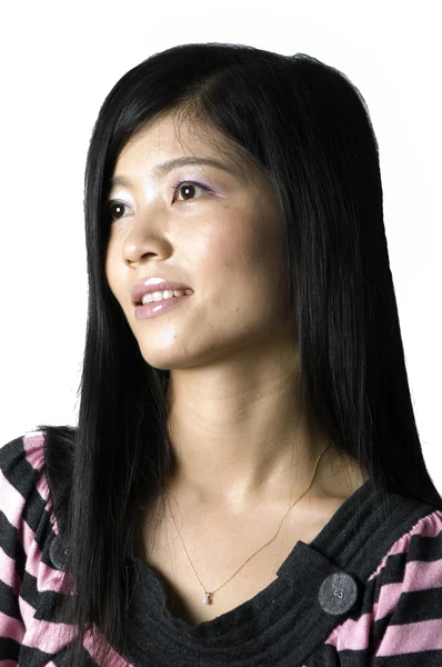 Smiling Chinese girl - portrait — Stock Photo, Image