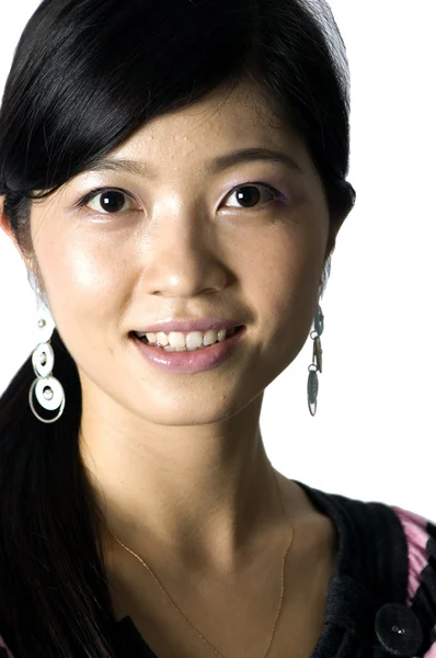 Lachende Chinees meisje - portret — Stockfoto