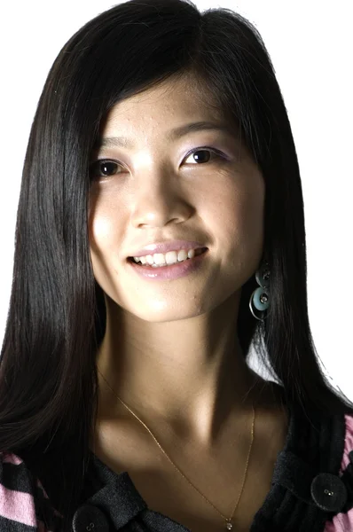 Smiling Chinese girl - portrait — Stock Photo, Image