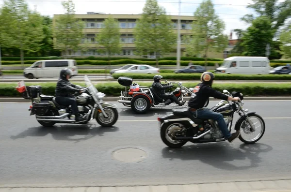 Super rally - Harley motor parade — Stock Photo, Image