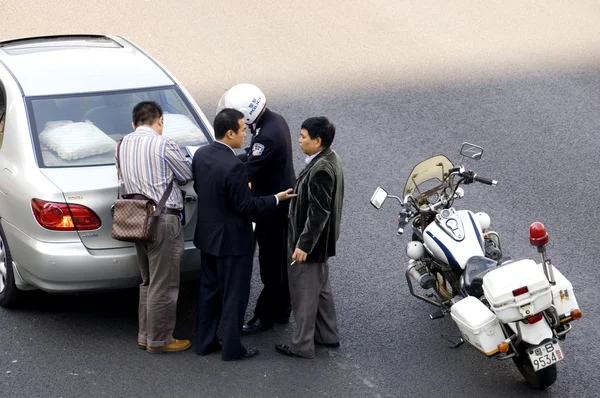 China - accidente de coche —  Fotos de Stock