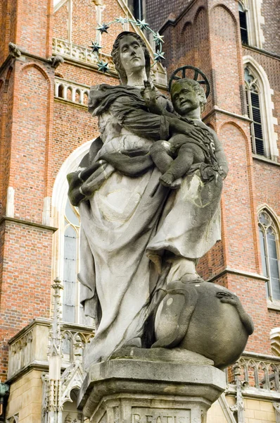 Jesus Mother, sculpture — Stock Photo, Image