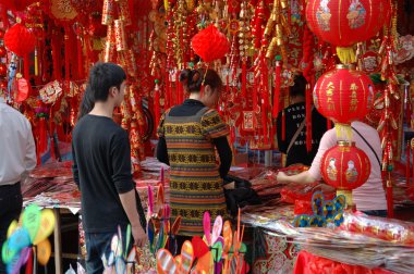 Çin tatil - dekorasyon tezgahları