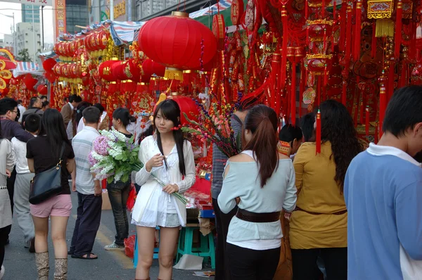 中国の休日の装飾の屋台 — ストック写真