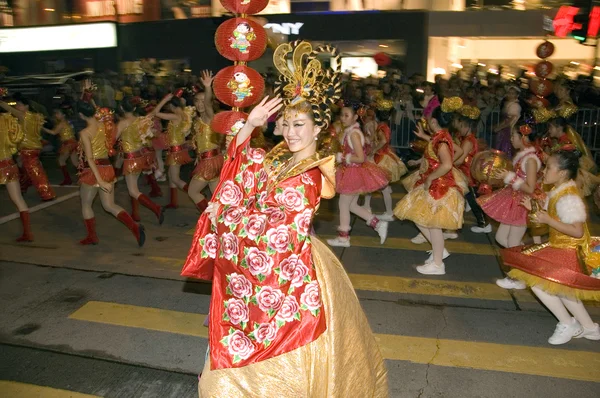 Гонконг - Новогодний парад — стоковое фото