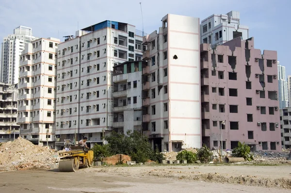 Démolition dans la ville chinoise — Photo