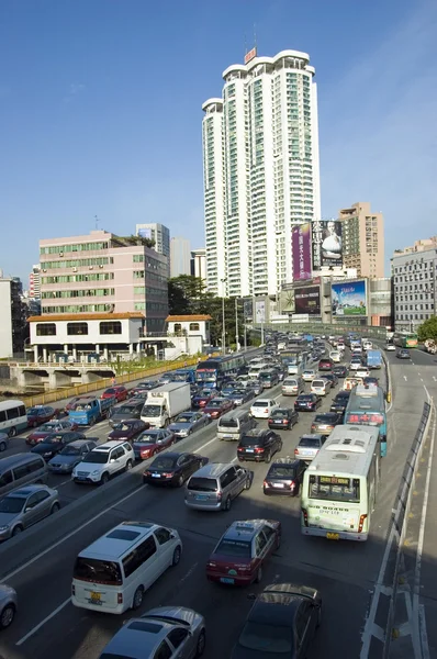 Traffic jams in China — Stock Photo, Image