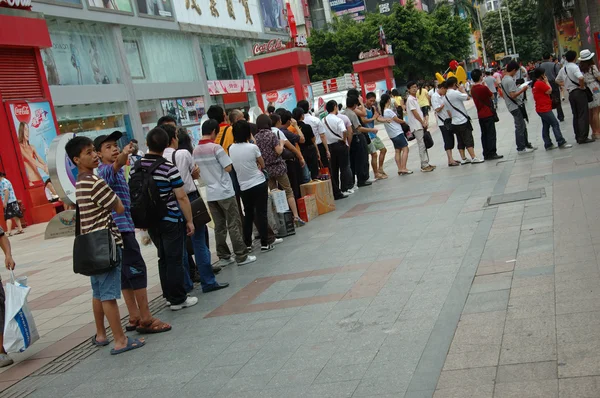 Ciudad superpoblada en China — Foto de Stock