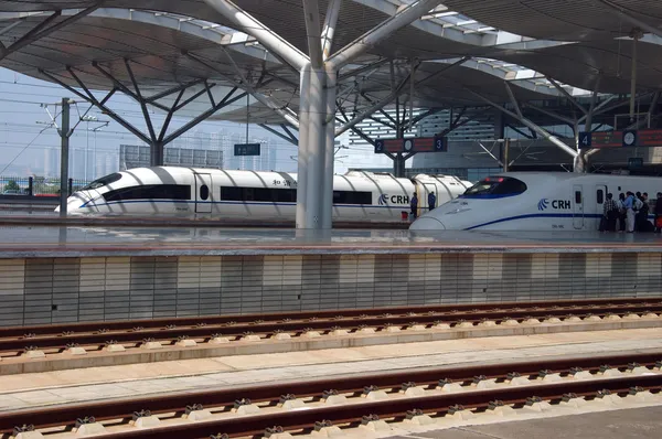 Estação ferroviária moderna em Changsha, China — Fotografia de Stock