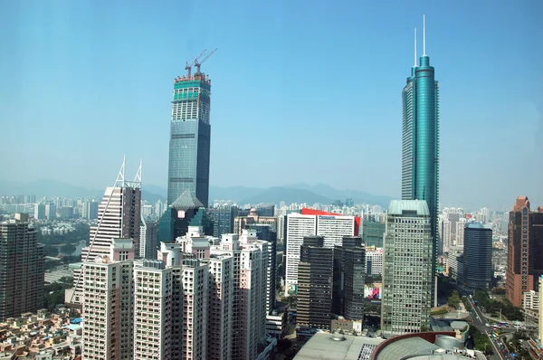 Shenzhen stadsbilden, Kina — Stockfoto