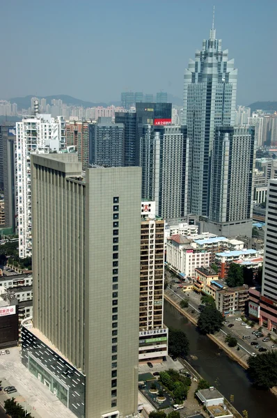 Τοπίο σε Shenzhen, Κίνα — Φωτογραφία Αρχείου