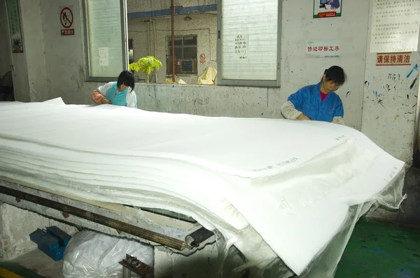 Hava filtre fabrikası Çin'de — Stok fotoğraf