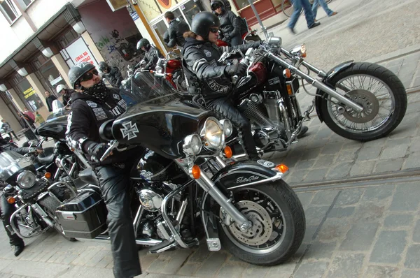 Motorcycle rally in Wroclaw, Poland — Stock Photo, Image