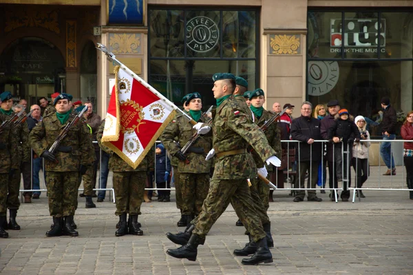 Polish army — Stock Photo, Image