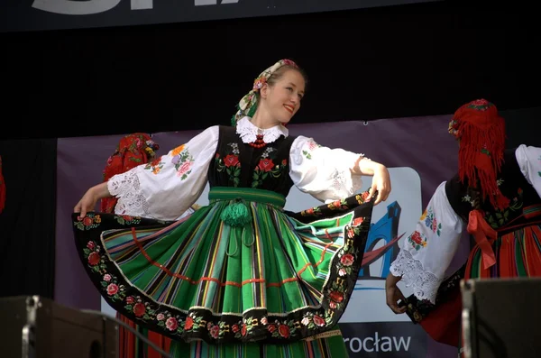 Polish folk dance — Stock Photo, Image