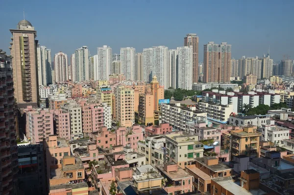 Moderna shenzhen city, Kina — Stockfoto