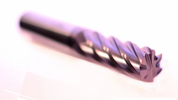 Single solid carbide end mill — Stock Photo, Image