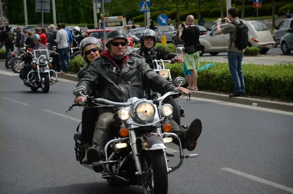 Super rally - Harley motor parade — Stock Photo, Image