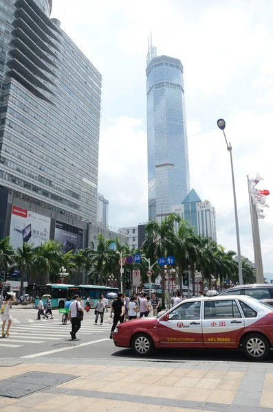 Centrum miasta Shenzhen — Zdjęcie stockowe