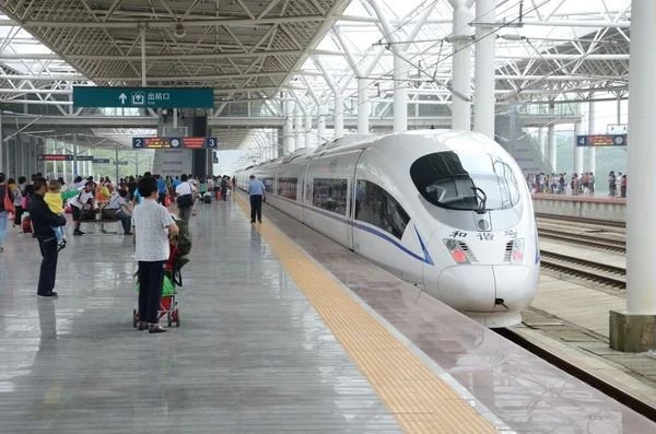 Tren rápido en China — Foto de Stock