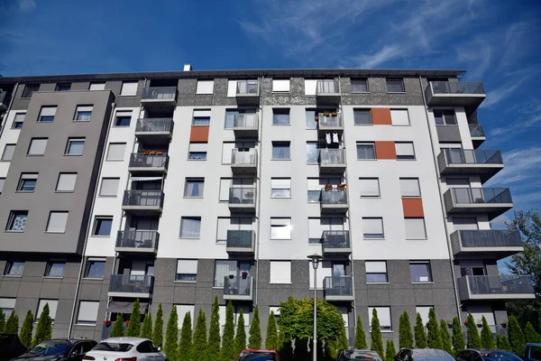 Residential Area Modern Apartments Poland Estate Wroclaw City Poland — Stockfoto
