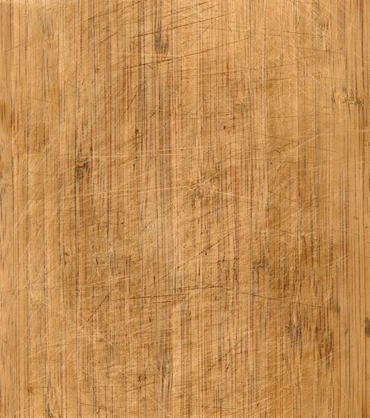 Used bamboo chopping board — Stock Photo, Image