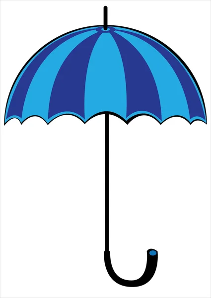 Paraply isolerad på vit bakgrund — Stock vektor
