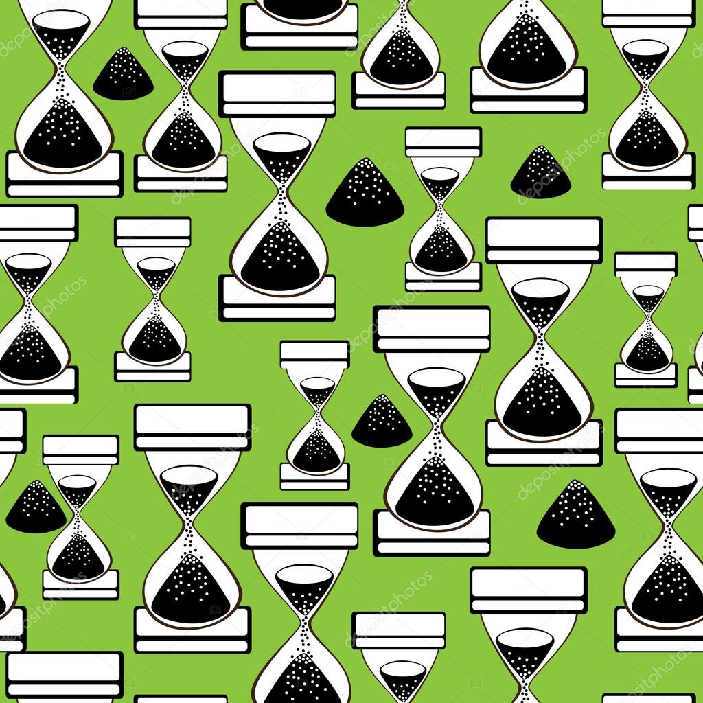 Seamless pattern hourglass