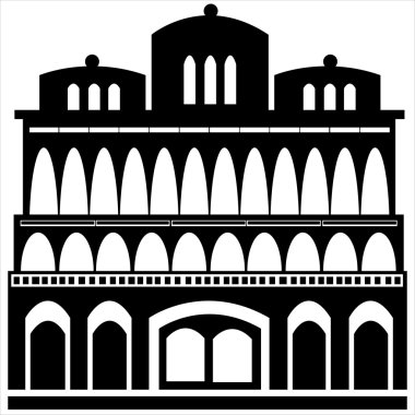 Beyaz arka plan üzerinde izole ev simgesini