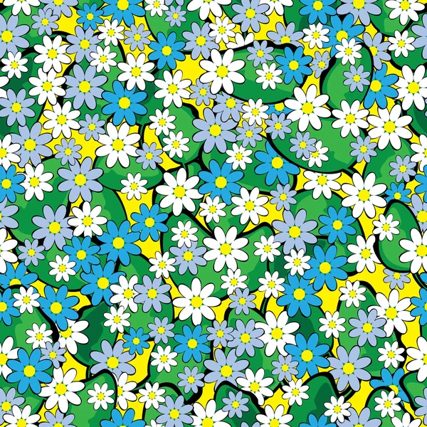 Nevada flor primavera patrón inconsútil — Vector de stock