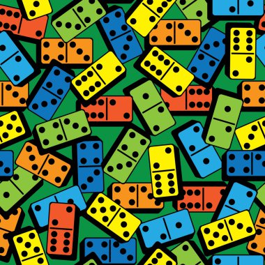 renk domino seamless modeli